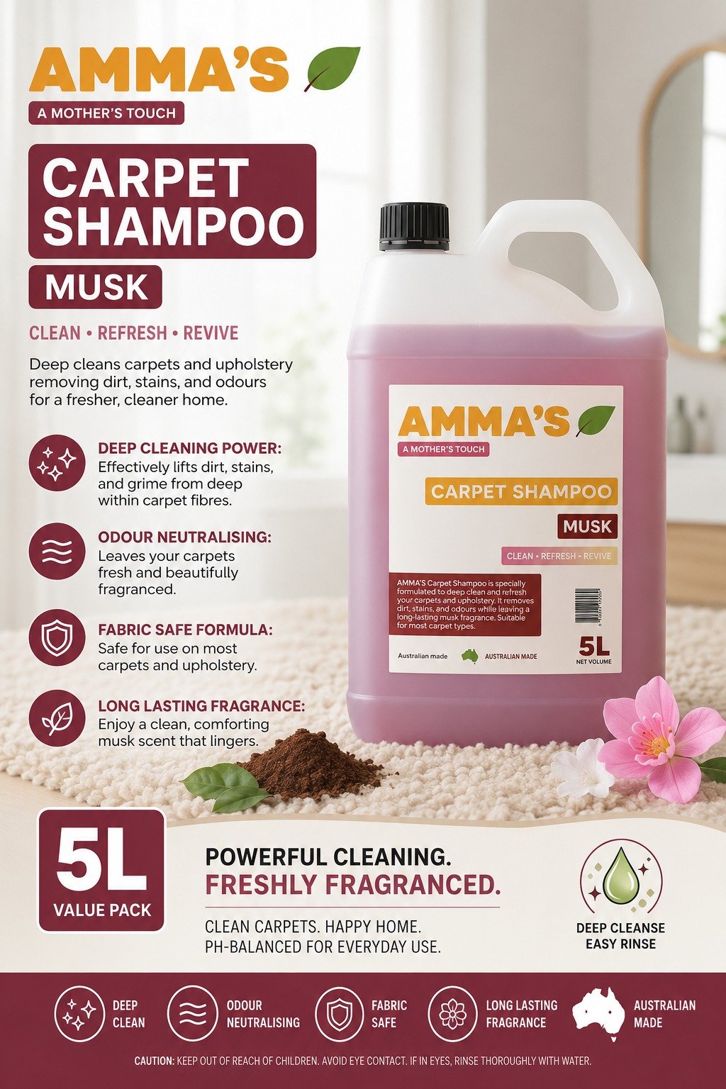 Musk Carpet Shampoo