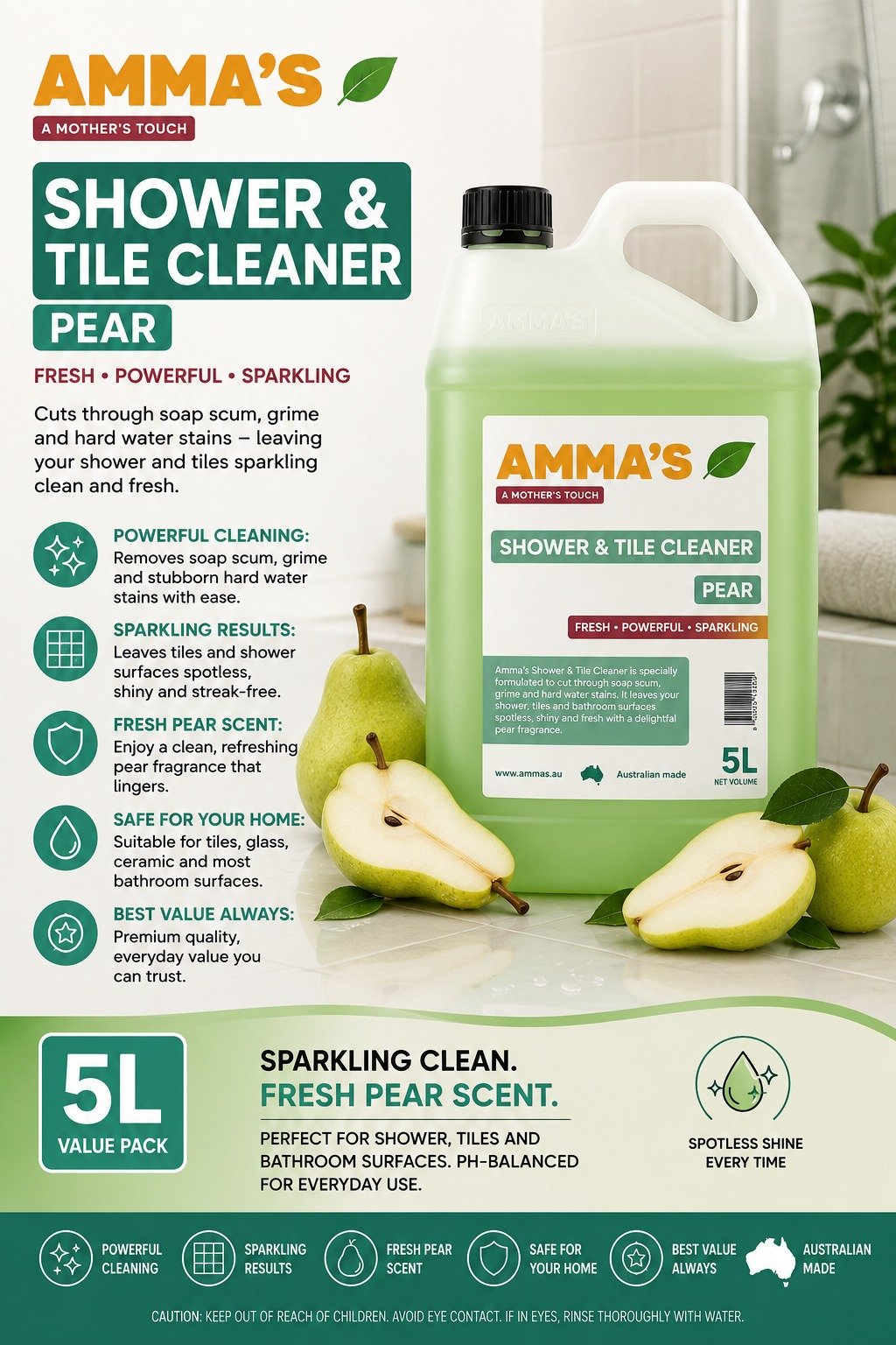 Pear Shower & Tile Cleaner