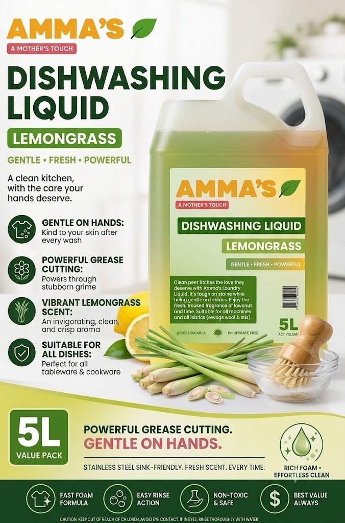 Lemongrass Dishwashing Liquid