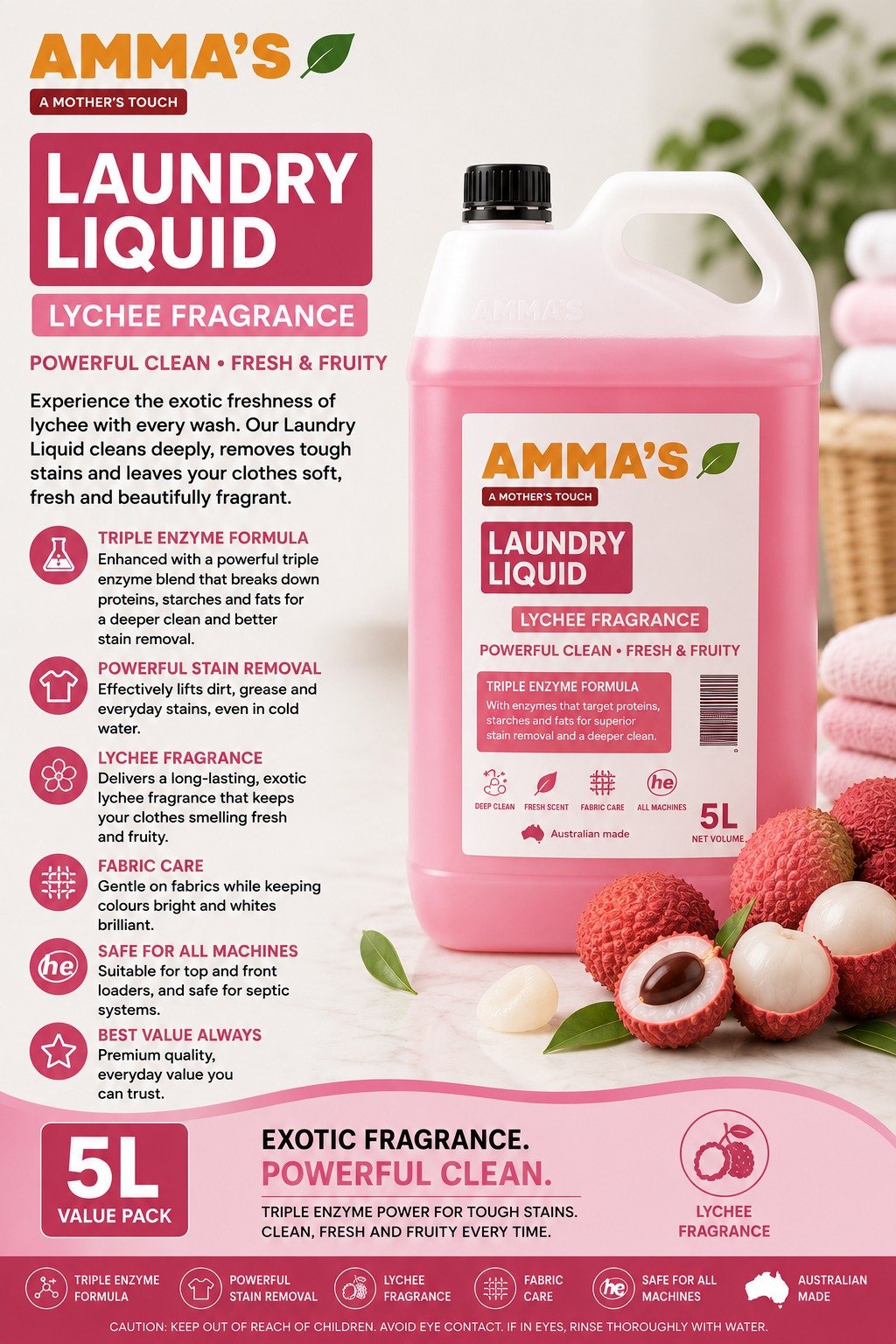 Lychee Laundry Liquid